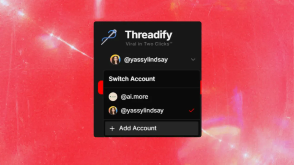 Tahi2 Using Threads Connect Multiple Accounts to Your Threads Creator Workspace | Threadify ...