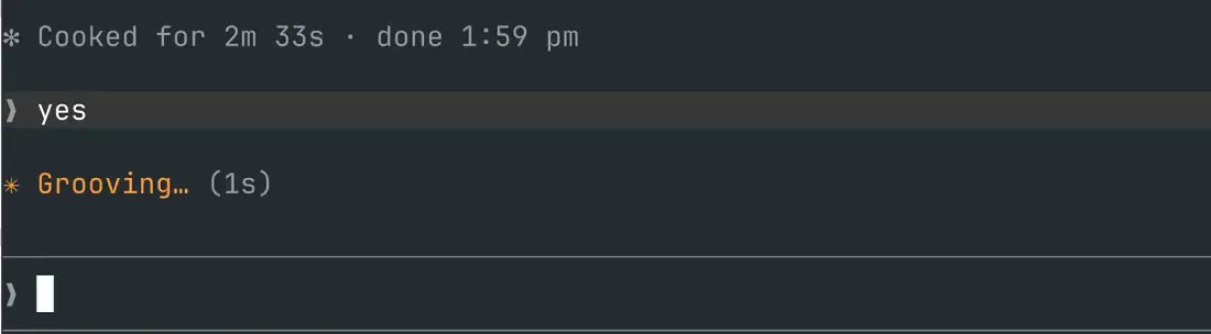 The summary is finished, the reply is just 'yes', and the agent starts scheduling.
